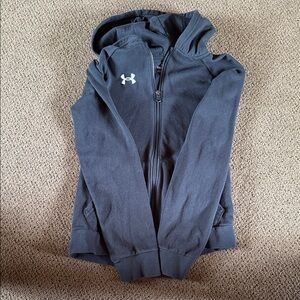Under Armour Kids' Black Hoodie Sweatshirt. Used, in good shape.